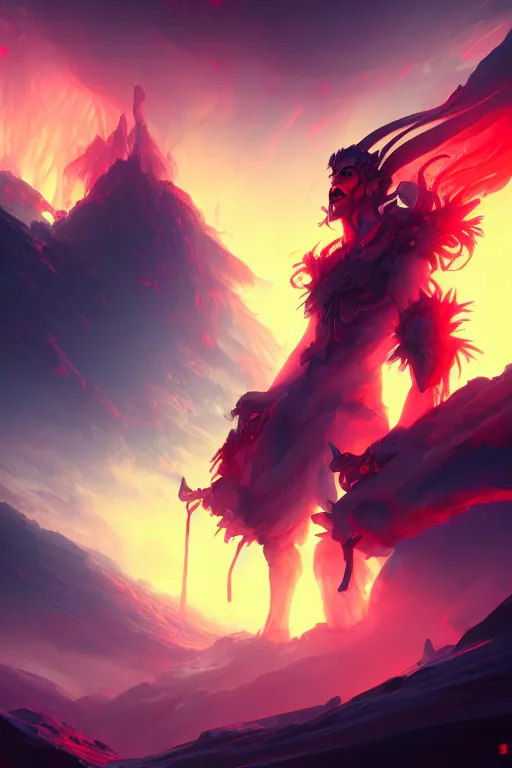 Image similar to the god hades, hellish environment background, portrait sharp focus, digital art, cgsociety, concept art, post processed, dynamic lighting, by emylie boivin and rossdraws