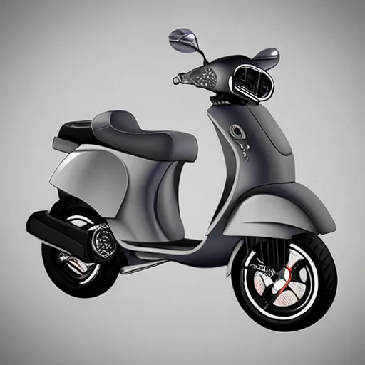 Prompt: “awarded scooter, brand new, electronic, ultra detailed, by concept art”