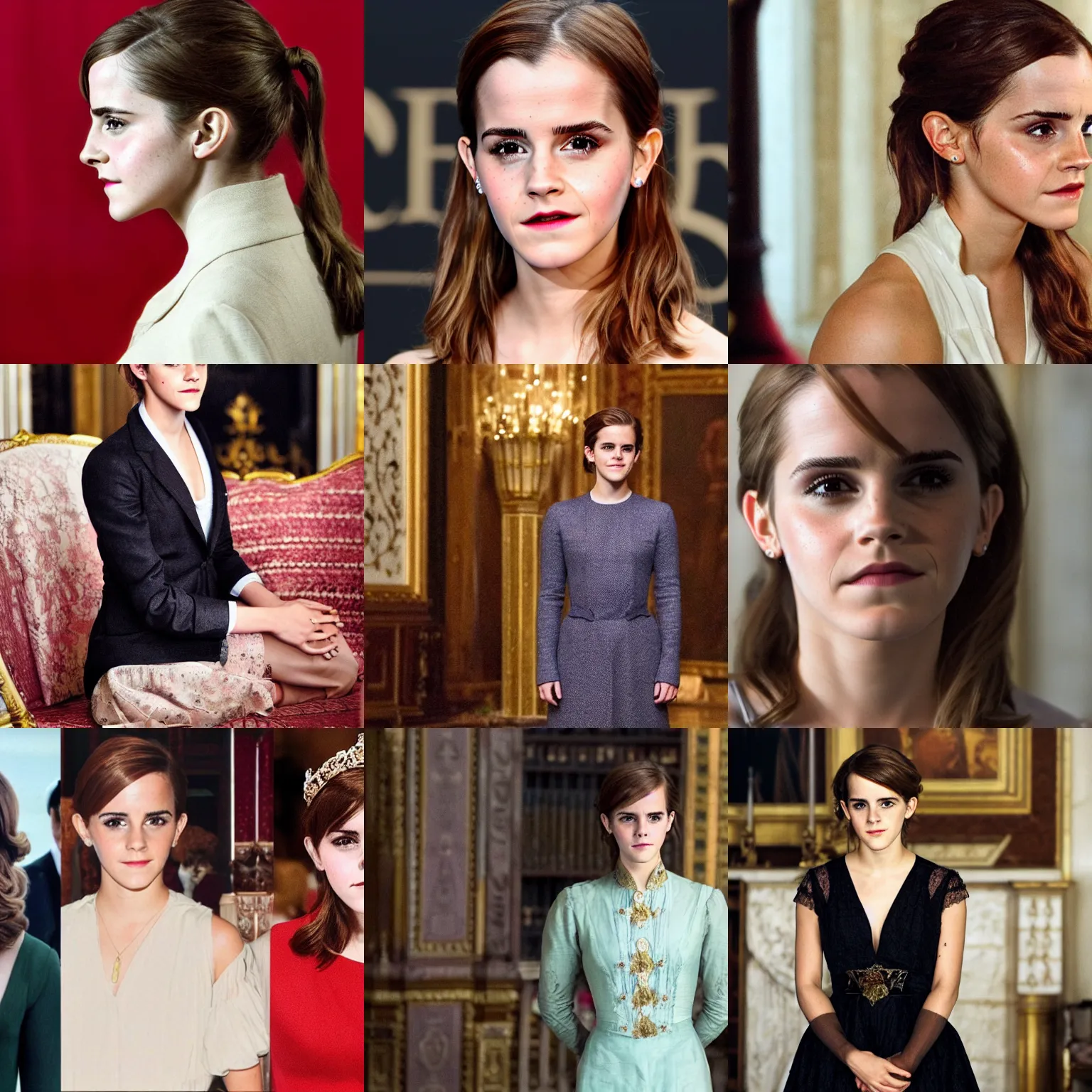 Prompt: Emma Watson in The Queen's Gambit