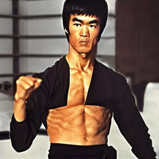 Image similar to Bruce Lee if he was 70 years old