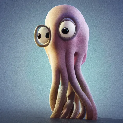 Prompt: squidward quincy tentacles , 8k, octane render, realistic