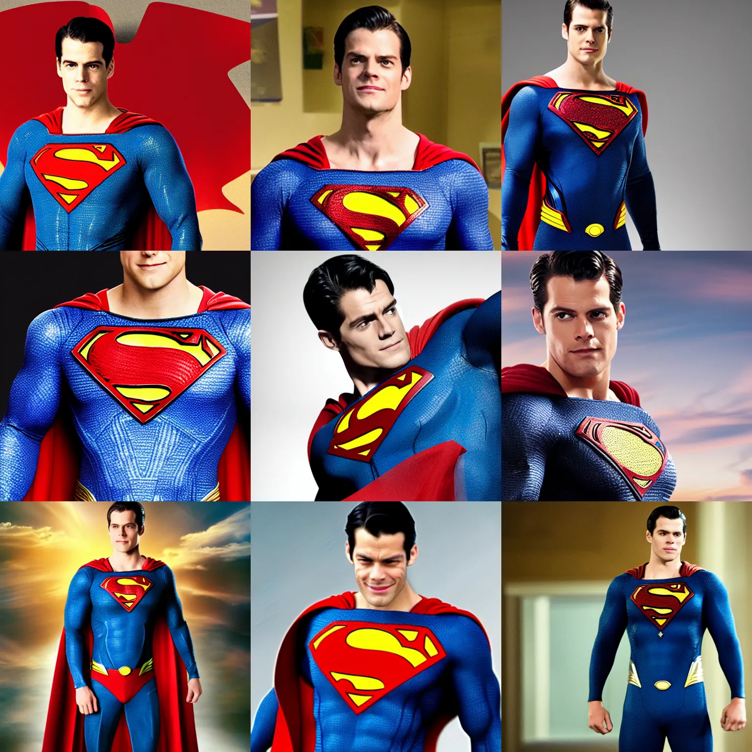 Prompt: gustin grant as superman