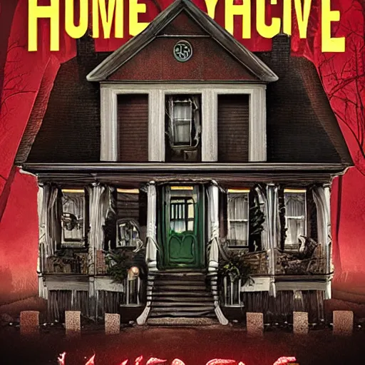 Image similar to home horror highly detailed