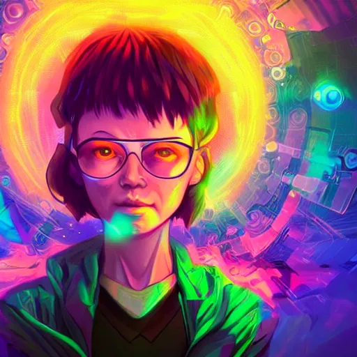 Image similar to skill magic geek inside matrix deepdream radiating a glowing aura stuff loot legends stylized digital illustration video game icon artstation lois van baarle, ilya kuvshinov, rossdraws,