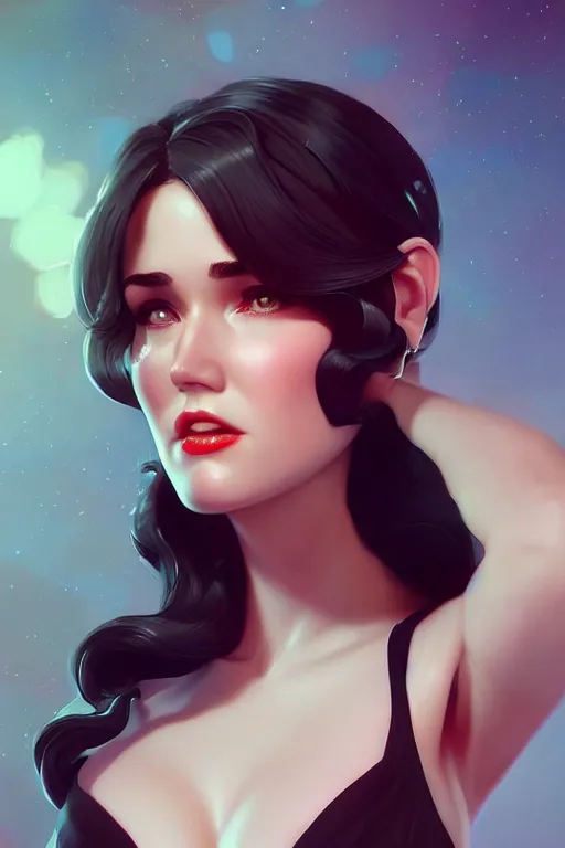 Image similar to a pin up and beautiful fashion charming dreamlke jennifer connelly, character art, art by artgerm lau and wlop and and ilya kuvshinov and john singer sargent, hyperdetailed, 8 k realistic, symmetrical, frostbite 3 engine, cryengine, dof, trending on artstation, digital art