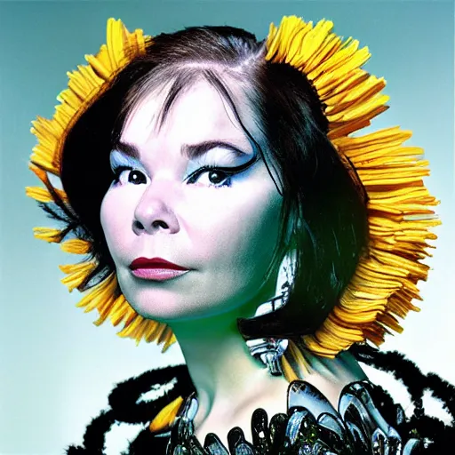 Image similar to bjork album cover