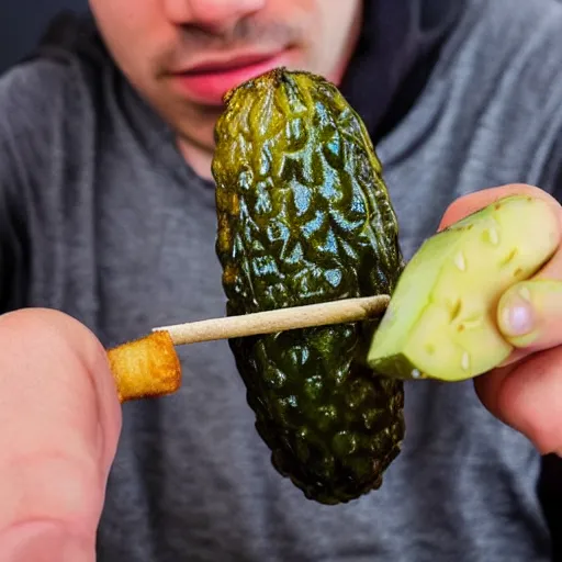 Image similar to pickle smoking a joint