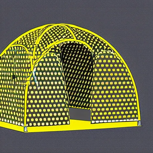 Image similar to segmented 2d laser cut tent template, all pieces, tent.svg