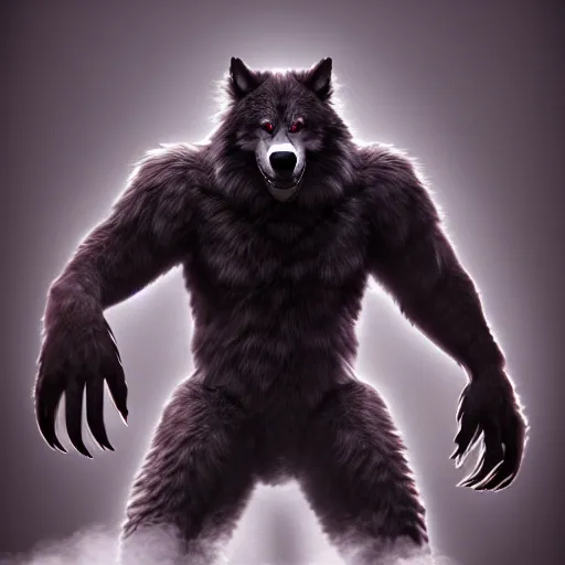 Image similar to cute handsome cuddly werewolf from van helsing unreal engine hyperreallistic render 8k character concept art masterpiece