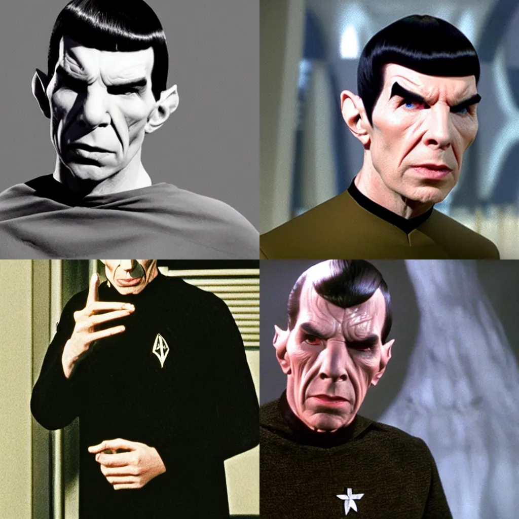 Prompt: Spock as Voldemort
