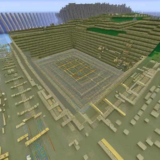 Image similar to studying stadistics in minecraft