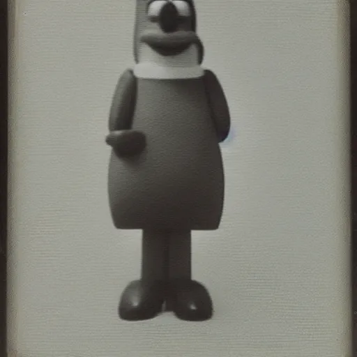 Image similar to a still polaroid photo of the real homer simpson