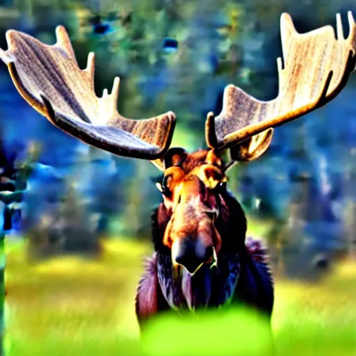 Prompt: moose