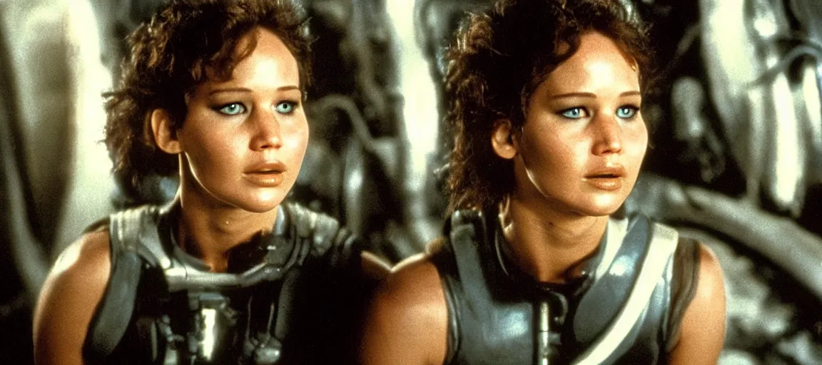 Image similar to jennifer lawrence as ripley in alien ( 1 9 7 9 )