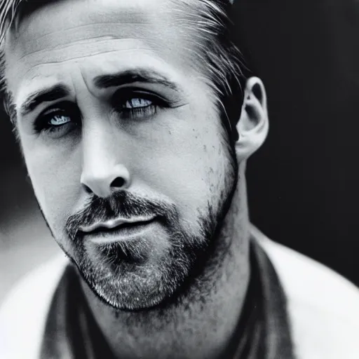 Prompt: portrait of ryan gosling dressed as a goose, duck bill, feather suit, natural light, sharp, detailed face, magazine, press, photo, steve mccurry, david lazar, canon, nikon, focus