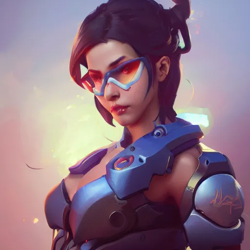 Image similar to overwatch women worshiping god, digital art, pretty face, very beautiful face, very detailed eyes, 8 k resolution, by wlop, greg rutkowski, full body