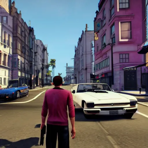 Image similar to grand theft auto 6 london gameplay