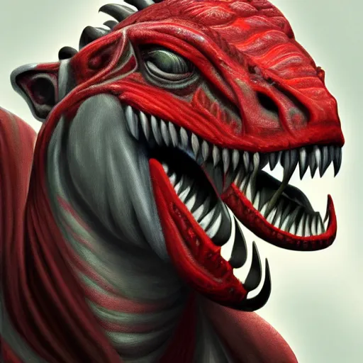 Prompt: character digital painting of a Yautja, hyperdetailed, trending on Artstation