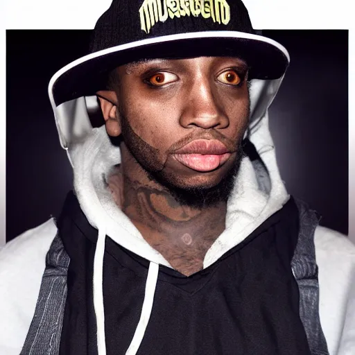 Image similar to mouse dressed as rapper, cinematic realistic photo