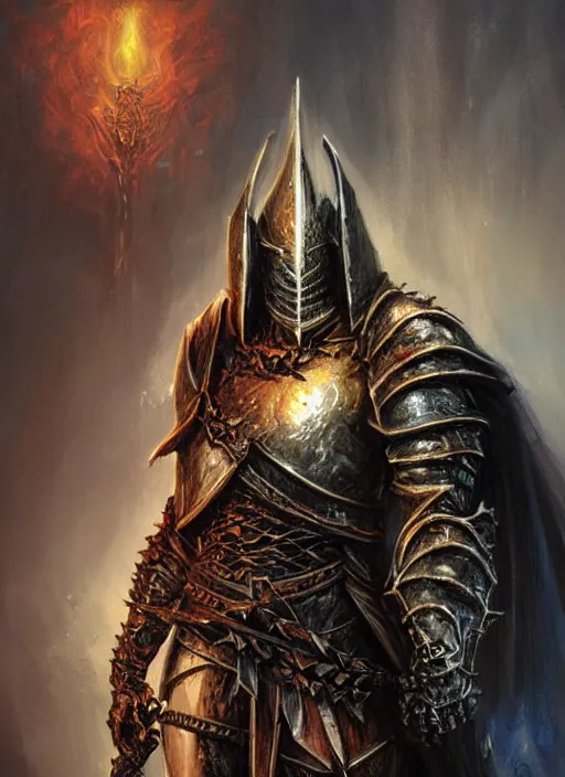 Image similar to dark souls god, ultra detailed fantasy, dndbeyond, bright, colourful, realistic, dnd character portrait, full body, pathfinder, pinterest, art by ralph horsley, dnd, rpg, lotr game design fanart by concept art, behance hd, artstation, deviantart, hdr render in unreal engine 5