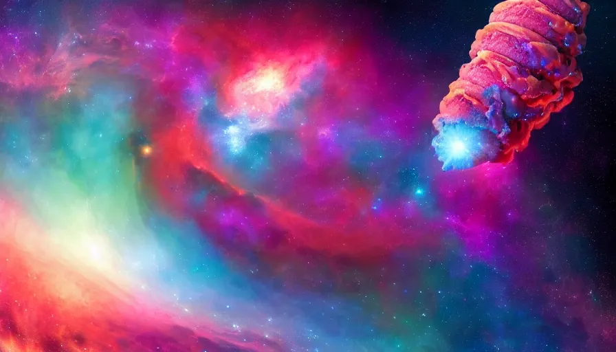 Image similar to stunning render of a cosmic