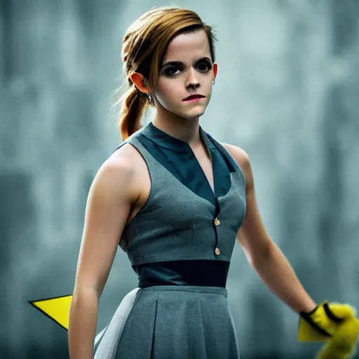 Image similar to photo of emma watson as pikachu