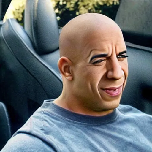 Prompt: a fusion of goofy and vin diesel