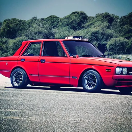 Prompt: “2023 datsun 510 rally”