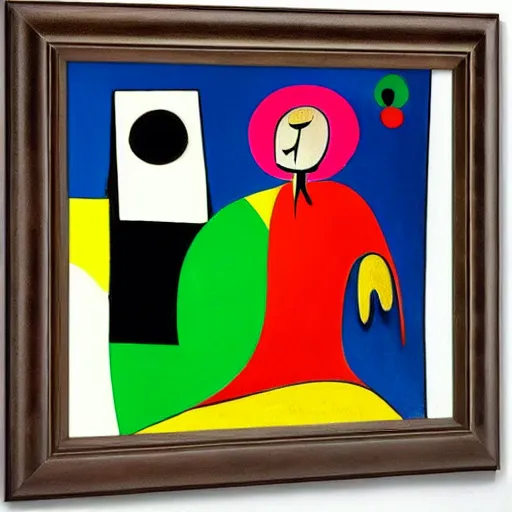 Prompt: girl by Joan Miro