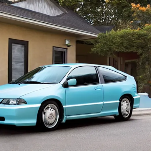 Prompt: a Walter White Honda Civic