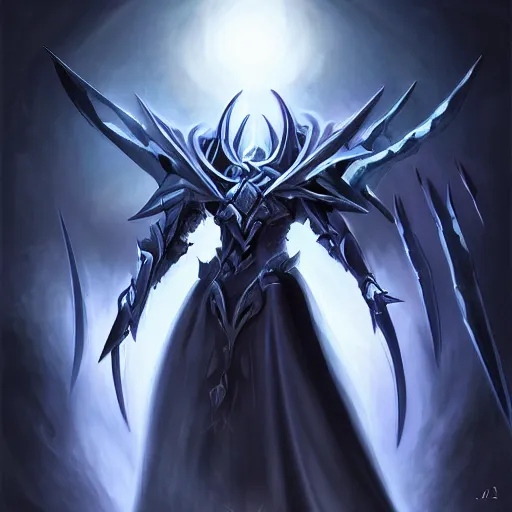 Image similar to Malthael in heavy armor, artstation hall of fame gallery, editors choice, #1 digital painting of all time, most beautiful image ever created, emotionally evocative, greatest art ever made, lifetime achievement magnum opus masterpiece, the most amazing breathtaking image with the deepest message ever painted, a thing of beauty beyond imagination or words