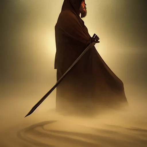 Image similar to menacing grim reaper portrait, showing a sand clock running out of time, mysterious atmospheric lighting, painted, intricate, volumetric lighting, beautiful, rich deep colours masterpiece, golden hour, sharp focus, ultra detailed, by leesha hannigan, ross tran, thierry doizon, kai carpenter, ignacio fernandez rios