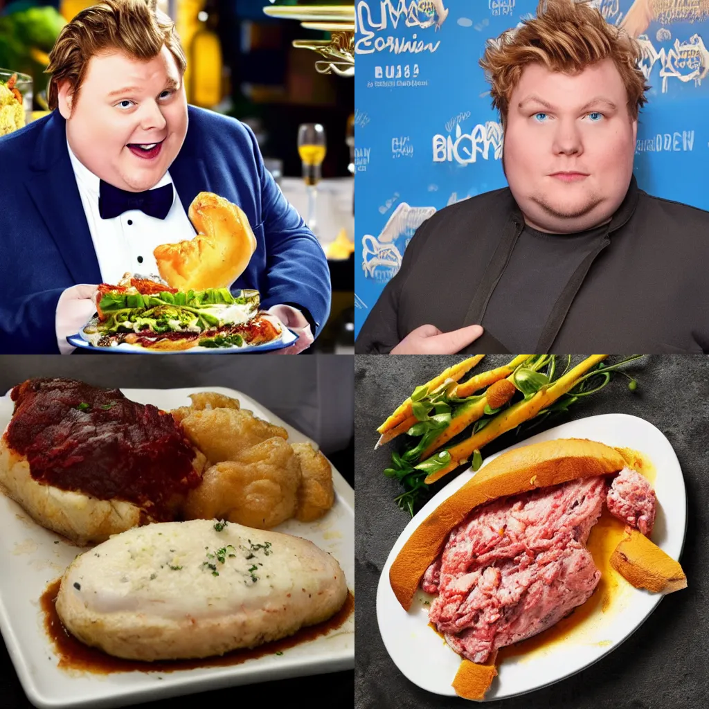 Prompt: james cordon bleu