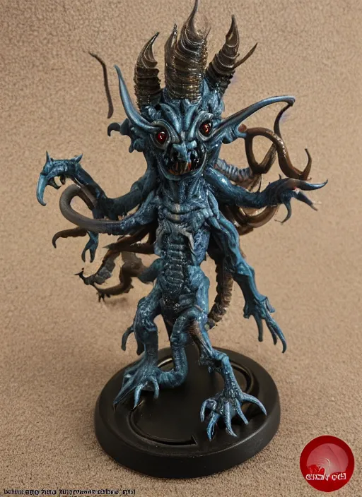Image similar to 80mm resin detailed miniature of a Cristal Demon, Product Introduction Photos, 4K, Full body