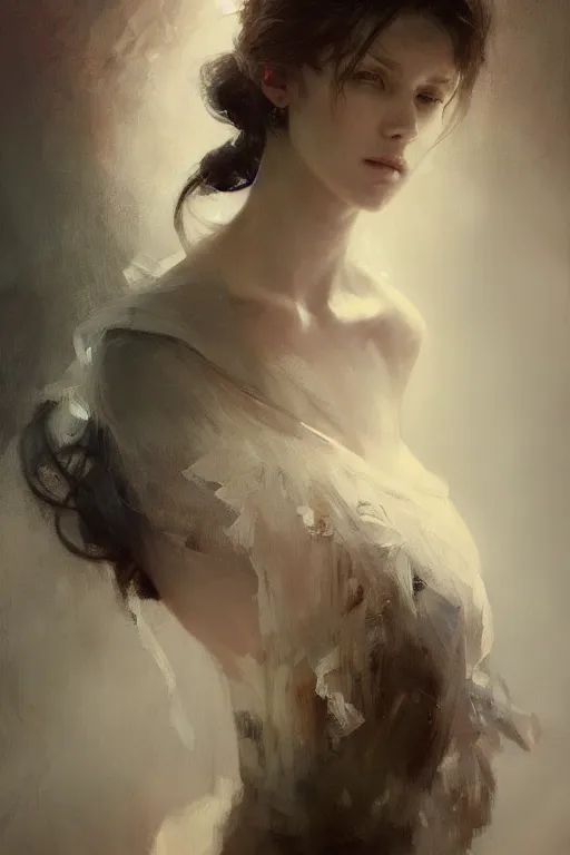 Image similar to beautiful photographic by jeremy mann, only one head single portrait absurdly beautiful, elegant, ultrafine hyperrealistic detailed face, greg rutkowski, alphonse mucha, intricate linework, sharp focus, smooth, octopath traveler, final fantasy, unreal engine, dramatic lighting, ethereal, 8 k