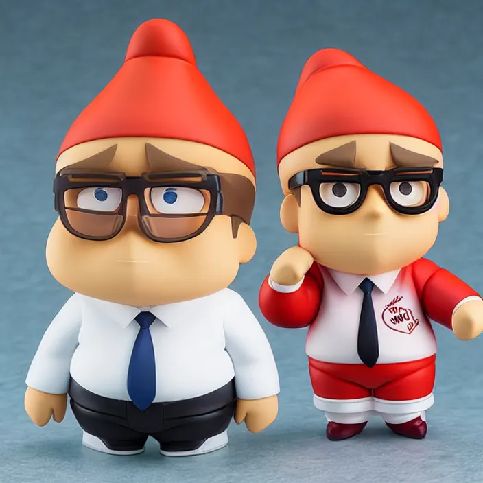 Prompt: peter griffin, an anime nendoroid of peter griffin, figurine, detailed product photo