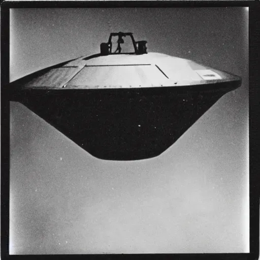 polaroid photograph of ufo taken in the 1 9 5 0 s, | Stable Diffusion ...