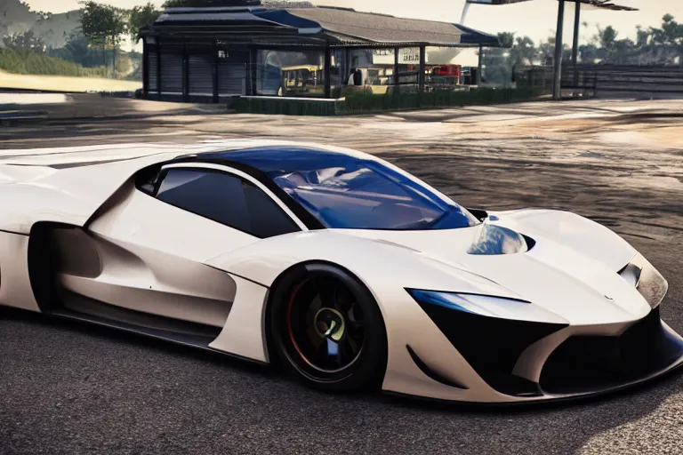 Image similar to photo wallpaper sport car gran turismo 7 forza horizon need for speed fast and furious 5 unreal engine supercar hypercar game concept car octane render, 4 khd 2 0 2 2 3 d cgi rtx style chrome reflexion global illumination ray tracing hdr arstation pixar and disney unreal