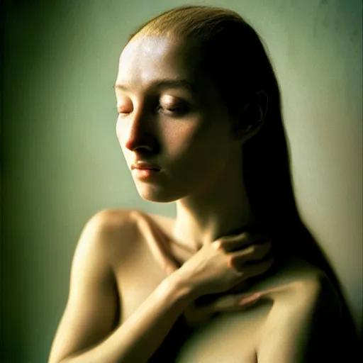 Image similar to beautiful woman with soft skin, 8K artistic photography, photorealistic, chiaroscuro, by Steve Mccurry, Joey L, Raphael, Caravaggio