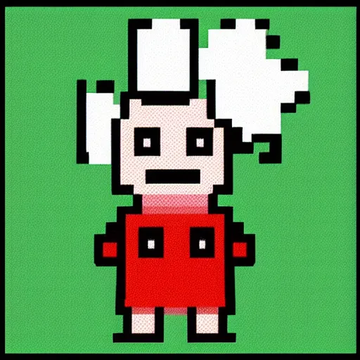 Prompt: cute cook, 256 pixel art