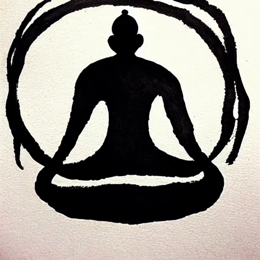 Image similar to zen, ink