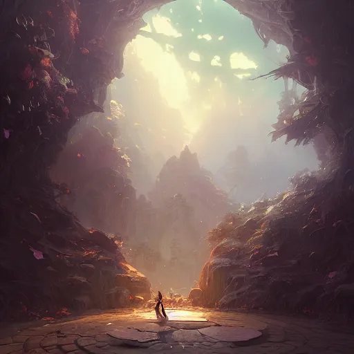 Image similar to tephen bliss, unreal engine, fantasy art by greg rutkowski, loish, rhads, ferdinand knab, makoto shinkai and lois van baarle, ilya kuvshinov, rossdraws, tom bagshaw, global illumination, radiant light, detailed and intricate environment