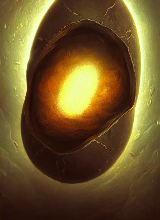 Image similar to adamant egg and andel shine hyperrealism, no blur, 4 k resolution, ultra detailed, style of michelangelo, anato finnstark, edward robert hughes