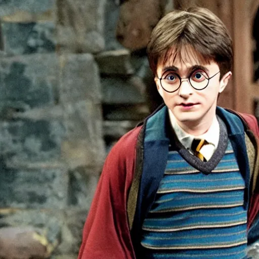 Prompt: Harry Potter on the TV show survivor