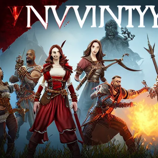 Prompt: divinity original sin 2 movie poster, high detail, divinity, d i v i n i t y, d - i - v - i - n - i - t - y