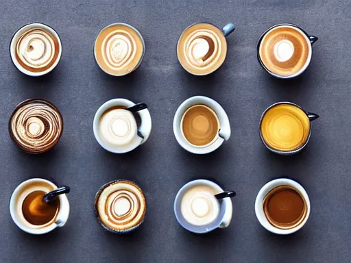 Image similar to professional quality stock photography of beautifully displayed espresso