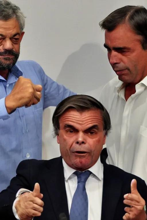 Prompt: lula e bolsonaro