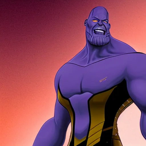 Prompt: extremely skinny thanos