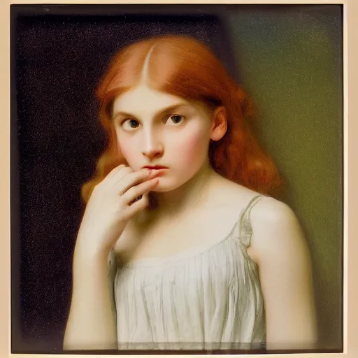 Image similar to a beautiful young girl in front a dark wallpaper by ernst heackel, daguerreotype by edward hopper, by henri rousseau, by Bosch, art noveau, highly detailed, strong lights, liminal, eerie, Bright pastel colors, octane render, 8k,