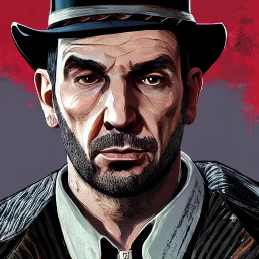 Image similar to Niko Bellic in red dead redemption 2 4K quality